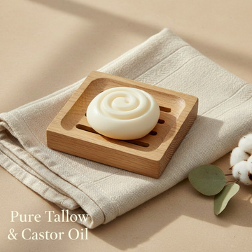 Nana Latta Tallow Minimalist Soap Bar — SLS-free handmade Belgian tallow soap