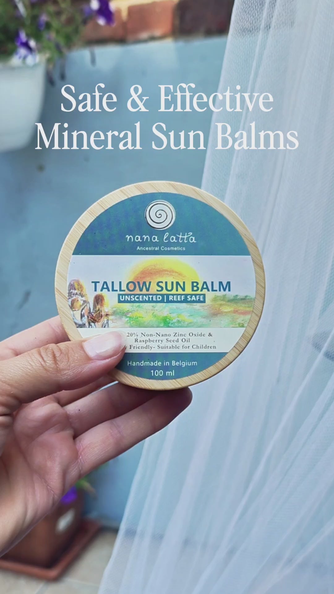 Video explaining tallow Sun Balm with Zinc Oxide