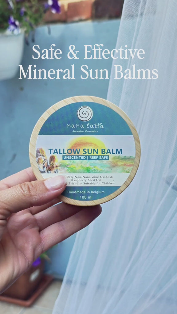 Video explaining tallow Sun Balm with Zinc Oxide