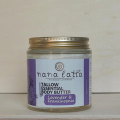 Tallow Essential Body Butter - Lavender & Frankincense - Nana Latta Skincare