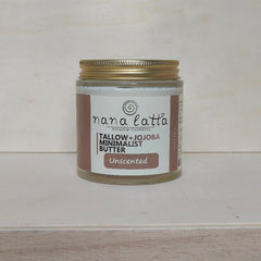 Tallow + Jojoba Minimalist Butter - Unscented - Nana Latta Skincare