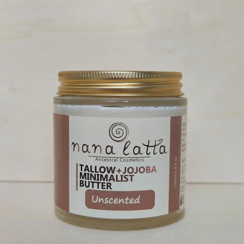 Tallow + Jojoba Minimalist Butter - Unscented - Nana Latta Skincare